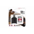 Memoria Flash Kingston Canvas React Plus, 64GB SD UHS-II Clase 10, con Adaptador USB - Imagen adicional 2