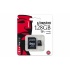 Memoria Flash Kingston, 128GB microSDXC Clase 10 UHS-I, con Adaptador SD  4