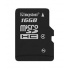 Memoria Flash Kingston, 16GB microSDHC Clase 4  1