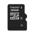 Memoria Flash Kingston, 16GB microSDHC Clase 4