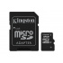 Memoria Flash Kingston, 32GB microSDHC Clase 4, con Adaptador  3