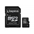 Memoria Flash Kingston, 4GB microSDHC Clase 4, con Adaptador  1