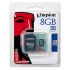 Memoria Flash Kingston, 8GB microSDHC Clase 4, con Adaptador  6