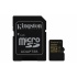 Memoria Flash Kingston, 16GB microSDHC/SDXC UHS-I Clase 10, con Adaptador  3