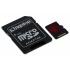 Memoria Flash Kingston, 128GB microSDXC UHS-I U3 Clase 3, con Adaptador SD  1