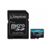 Memoria Flash Kingston Canvas Go! Plus, 256GB MicroSDXC UHS-I Clase 10, con Adaptador  1