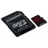 Memoria Flash Kingston Canvas React, 256GB MicroSDXC USH-I Clase 10, con Adaptador  2