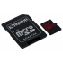 Memoria Flash Kingston Canvas React, 32GB MicroSDHC UHS-I Clase 10, con Adaptador  1