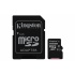 Memoria Flash Kingston Canvas Select,  256GB MicroSD UHS-I Clase 10, con Adaptador  1