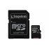 Memoria Flash Kingston Kingston Canvas Select SDCS/25, 256GB MicroSD UHS-I Clase 10, con Adaptador   1