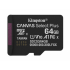 Memoria Flash Kingston Canvas Select Plus, 64GB MicroSDXC UHS-I Clase 10, con Adaptador