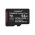 Memoria Flash Kingston SDCS3/64GB, 64GB MicroSDXC UHS-I Clase 10, con Adaptador  3