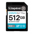 Memoria Flash Kingston Canvas Go! Plus, 512GB SD UHS-I Clase 10  1