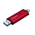 SSD Externo Kingston Dual Portable, 2 TB, USB-C/USB-A, Rojo  4