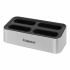 Kingston Lector de Memoria Workflow Station, con Hub USB 3.0, Negro/Plata  2