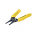 Klein Tools Pinza Peladora/Cortadora para Cable Sólido 11045, 10-18 AWG, Amarillo  2