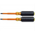 Klein Tools Juego de Desarmadores 33532-INS, 2 Piezas, Negro/Naranja  1