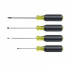 Klein Tools Juego de Desarmadores 85484, 4 Piezas, Negro/Amarillo  1