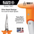 Klein Tools Pinza de Punta D203-8-INS, Acero Forjado
