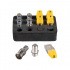 Klein Tools Probador de Cables VDV501-851, RJ-11/RJ-12/RJ-45/Coaxial Conector F, Amarillo  3