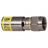 Klein Tools Conector F de Compresión, Plata, 50 Piezas