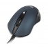 Mouse Klip Xtreme Óptico ClickQuiet, Alámbrico, USB, 1600DPI, Negro/Azul  1
