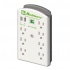 Koblenz Supresor de Pared SS-1100 USB, 9 Contactos, 2x USB, 1100 Joules, 120V, Blanco  1