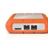 Disco Duro Externo LaCie Rugged Triple 500GB, 7200RPM, FireWire 800/USB 3.0, Naranja/Plata - para Mac/PC  2