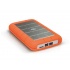 Disco Duro Externo LaCie Rugged Triple 1TB, 5400RPM, FireWire 800/USB 3.0, Naranja/Plata - para Mac/PC  3