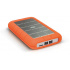 Disco Duro Externo LaCie Rugged Triple 1.5TB, 5400RPM, FireWire 800/USB 3.0, Naranja/Plata - para Mac/PC  3