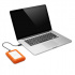 Disco Duro Externo LaCie Rugged Mini 2.5", 1TB, 5400RPM, USB 3.0, Naranja/Plata, para Mac/PC, 10 Piezas ― Incluye Monitor V7 L185V-2MX LED 18.5"  3