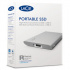 SSD Externo LaCie STKS1000400, 1TB, USB-C, Plata   3
