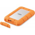 SSD Externo LaCie Rugged Mini SSD, 2TB, USB C, Naranja/Plata  3