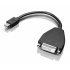 Lenovo Adaptador Mini-DisplayPort Macho - SL-DVI Macho, Negro  1