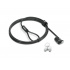 Lenovo Candado de Llave para Laptops 4XE1F30276, 1.2 Metros, Negro