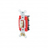 Leviton Apagador Silencioso 01223-02I, 3 Vías, 20A, 120/277V, Marfil