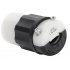 Leviton Tomacorriente 02433-000, 1 Enchufes, 480V, 20A, Negro - Imagen adicional 1