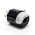 Leviton Clavija de Media Vuelta, 277 - 480V, 30A, Negro/Blanco  2