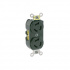Leviton Tomacorriente 04550-000, 2 Enchufes, 250V, 15A, Negro