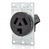 Leviton Tomacorriente 05207-S10, 1 Enchufes, 125 - 250V, 30A, Negro - Imagen adicional 1