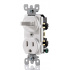Leviton Tomacorriente 05225-00W, 1 Enchufes, 120V, 15A, Blanco - Imagen adicional 1