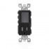 Leviton Tomacorriente 05625-00E, 1 Enchufes, 120V, 15A, Negro