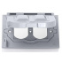Leviton Placa para Pared 0WM1H-0GY, 2 Puertos, 1 Pieza, Gris - Imagen adicional 4
