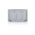 Leviton Placa para Pared 0WM1H-0GY, 2 Puertos, 1 Pieza, Gris