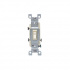 Leviton Apagador Palanca 1453-WCP, 3 Vías, 15A, Blanco  1