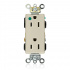 Leviton Tomacorriente 16262-HGI, 2 Enchufes, 125V, 15A, Marfil