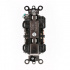 Leviton Tomacorriente 16262-HGI, 2 Enchufes, 125V, 15A, Marfil - Imagen adicional 1