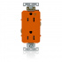 Leviton Tomacorriente 16262-OIG, 2 Enchufes, 125V, 15A, Gris