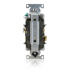 Leviton Tomacorriente 16352-00I, 2 Enchufes, 125V, 20A, Marfil - Imagen adicional 2
