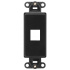 Leviton Placa para Pared 41641-00E, 1 Puerto, 1 Pieza, Negro  1